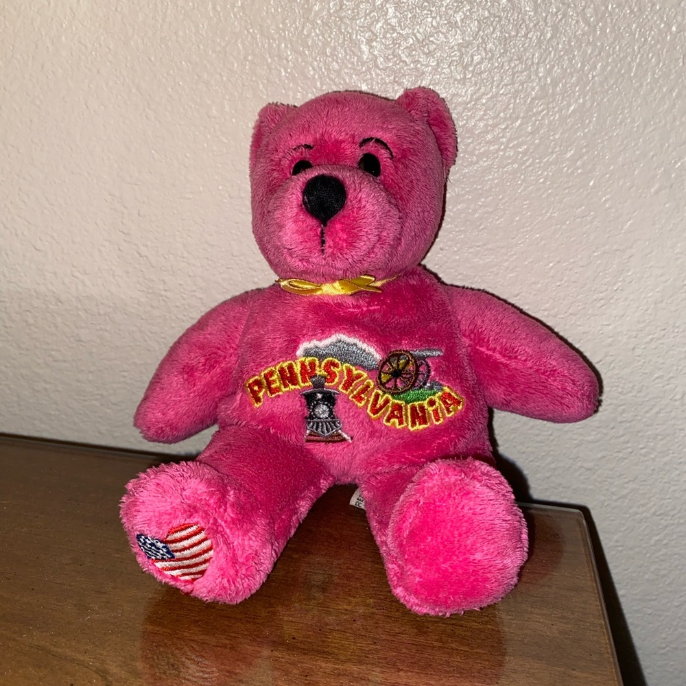 Stuffed beanie baby bear 🐻
